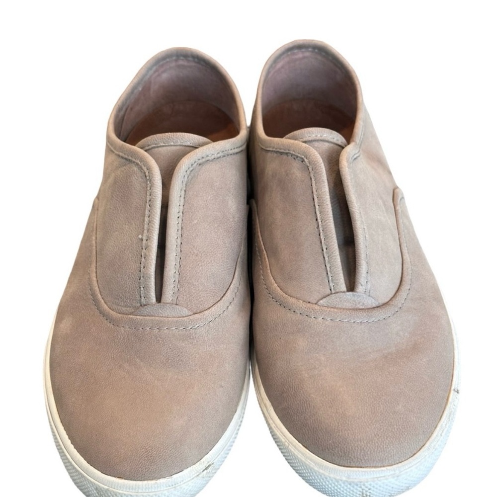 Frye Maya CVO Slip-On Taupe Grey Gray Soft Leather Sneakers US 8